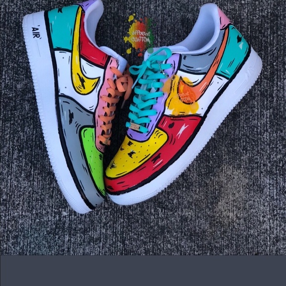custom af1 cartoon